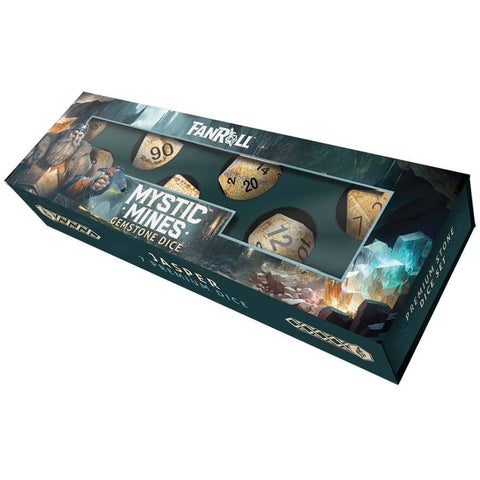 Fanroll: Mystic Mines Dice Set: Picture Jasper
