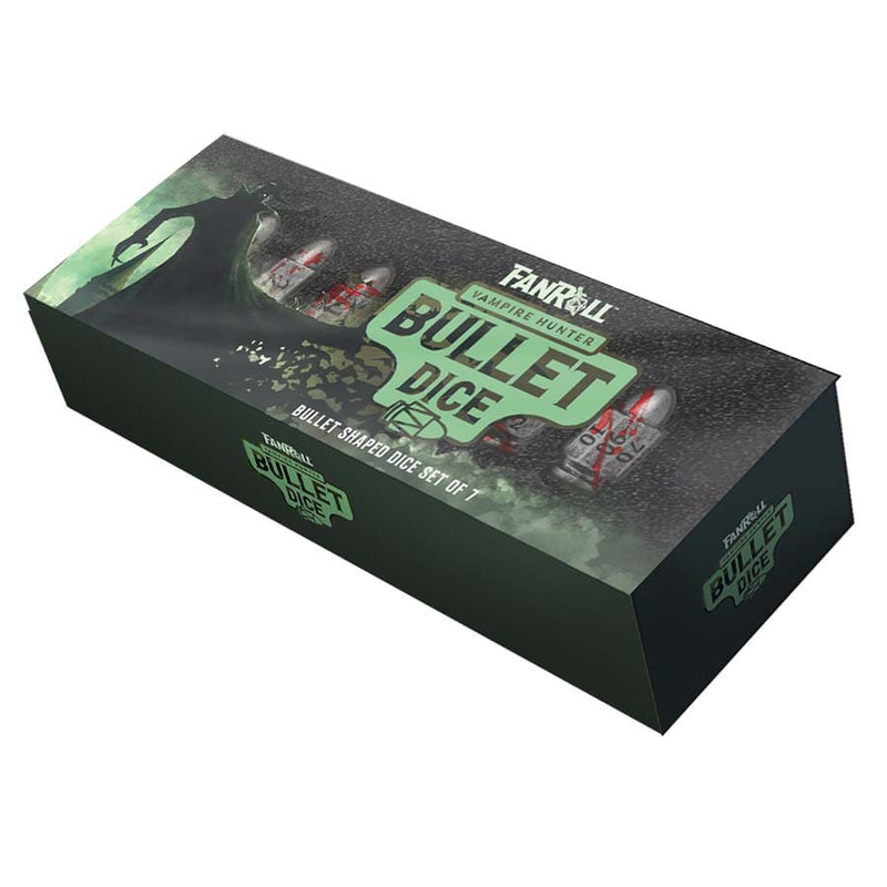 Fanroll Resin Bullet Poly 7ct Dice Set: Vampire Hunter