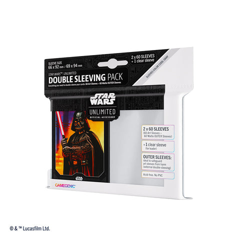 Star Wars Unlimited: Double Sleeving Pack (Darth Vader)