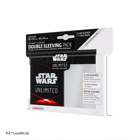 Star Wars Unlimited: Double Sleeving Pack (Space Red)