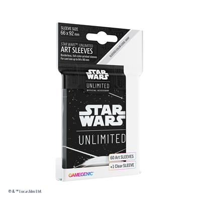 Star Wars Unlimited Art Sleeves: Back White (60)