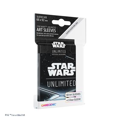 Star Wars Unlimited Art Sleeves: Black Back (60)