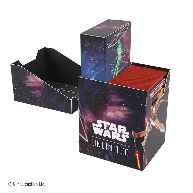 Star Wars Unlimited Deck Box: Soft Crate (X-Wing/Tie Fighter)