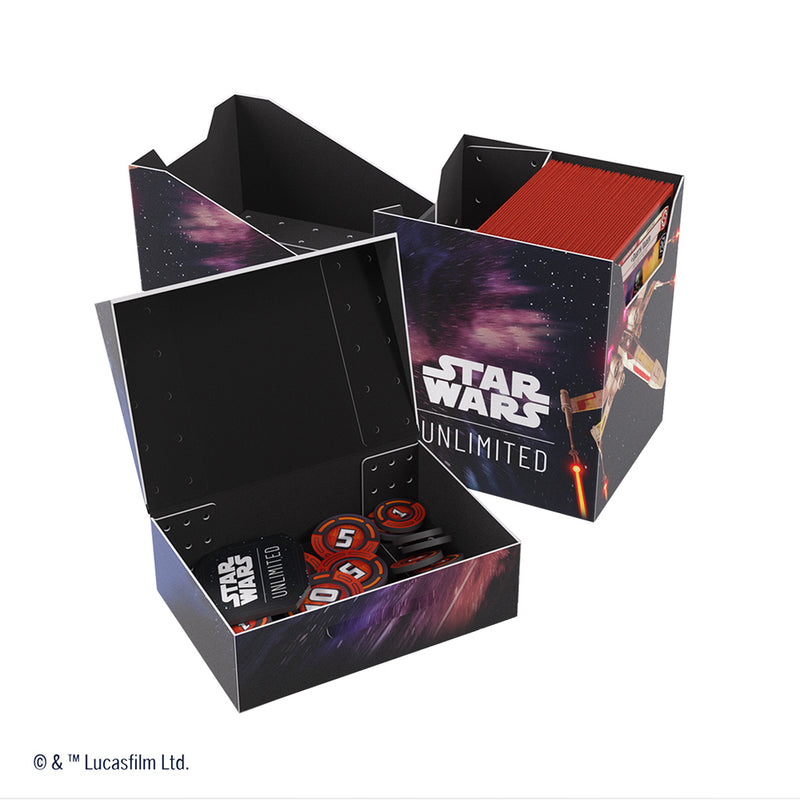 Star Wars Unlimited Deck Box: Soft Crate (X-Wing/Tie Fighter)