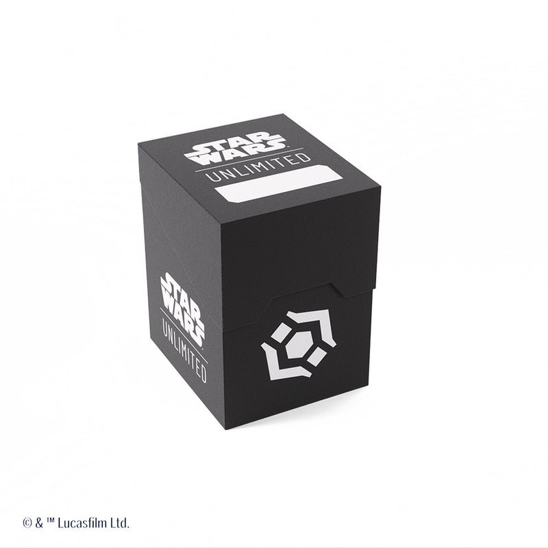 Star Wars Unlimited Deck Box: Soft Crate (Black/White)