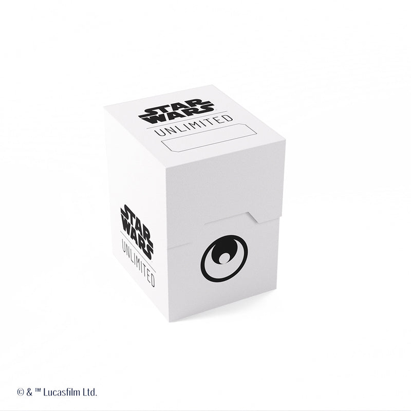 Star Wars Unlimited Deck Box: Soft Crate (White/Black)