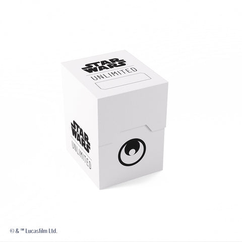 Star Wars Unlimited Deck Box: Soft Crate (White/Black)