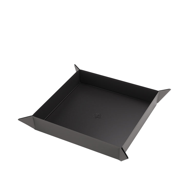 Gamegenic: Magnetic Square Dice Tray - Black/Gray
