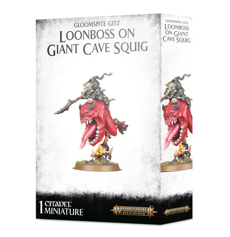 Gloomspite Gitz Gitz Loonboss On Giant Cave Squig