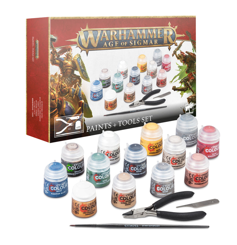 Age of Sigmar: Paints + Tools Set 4E