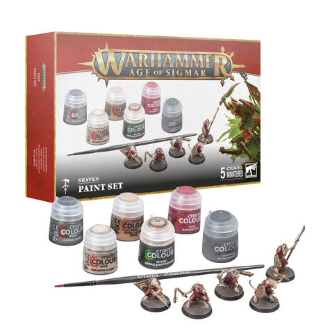 Age of Sigmar: Skaven Paints Set 4E
