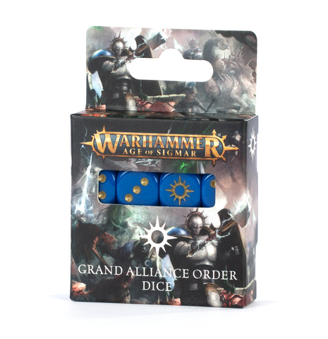 Age of Sigmar Grand Alliance Order Dice Set