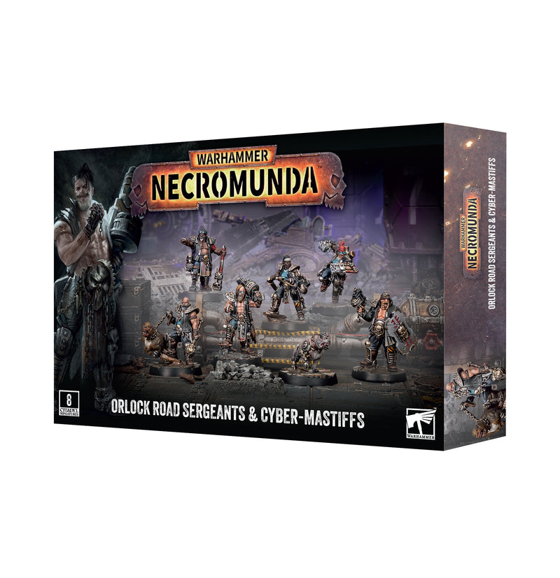 Necromunda: Orlock Road Seargants and Cyber Mastiffs