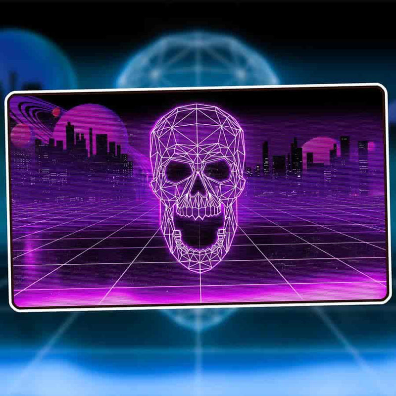 Swamp - Infinite Black Playmat - Retrowave