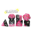 RPG 7 Dice Set: Halfsies Dice - 'Glamour'