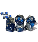 RPG 7 Dice Set: Halfsies Dice - 'The Heir'