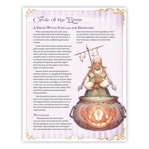 Hexbound: A Witchy Supplement - 5e D&D (Hardcover)