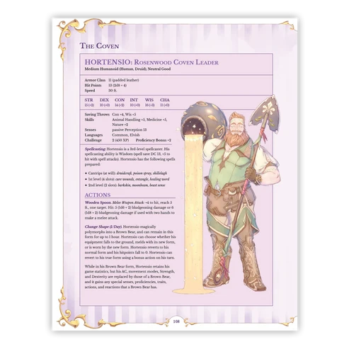 Hexbound: A Witchy Supplement - 5e D&D (Hardcover)