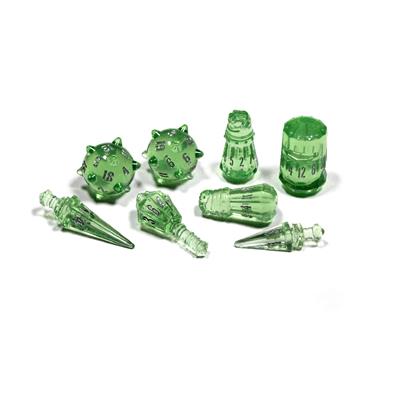 Polyhero Warrior 8 Dice Set in Wraith Knight