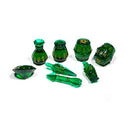 Polyhero Rogue 8 Dice Set in Emerald Emissary