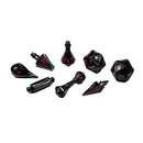 Polyhero Wizard 8 Dice Set in Shadow