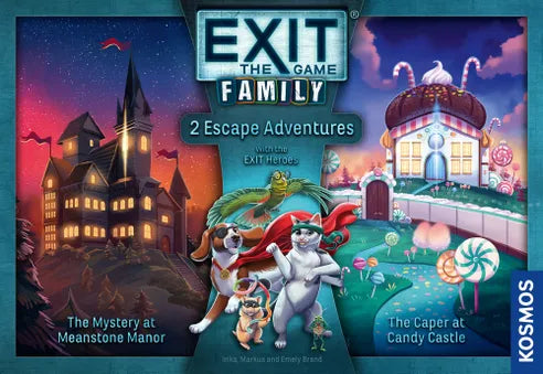 EXIT: The Game – Family: The Mystery at Meanstone Manor/The Caper at Candy Castle