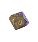 10d10 Dice Set: Halfsies Dice - 'Queen's Dice'