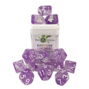 Dice Set (15) - Diffusion Amethyst