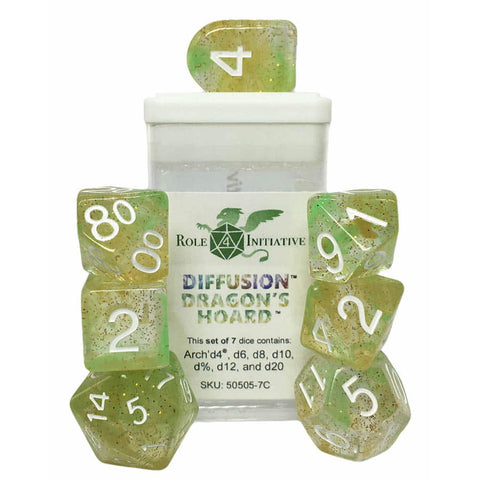 Dice Set (7) - DIFFUSION DRAGON'S HOARD - arch'd4