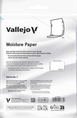Vallejo Moisture paper