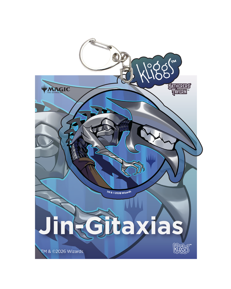 Gatherers Tavern - Jin-Gitaxias, Progress Tyrant Kliggs Keychain