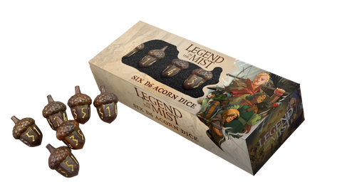 Legend in the Mist: Acorn D6 Dice Set