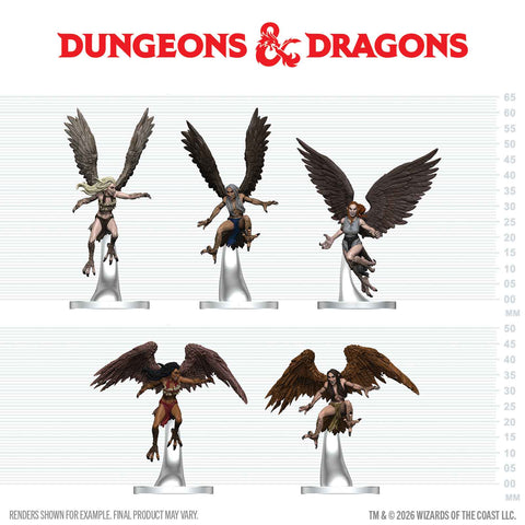 Icons of the Realms: Harpy Flock