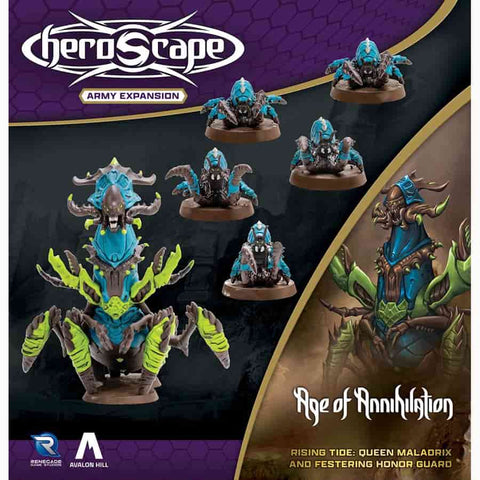 HEROSCAPE: Rising Tide: Queen Maladrix and Festering Honor Guard Army Expansion