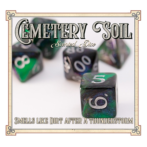 Cemetery Soil Scented Dice