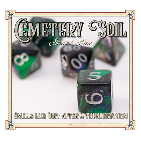 Cemetery Soil Scented Dice