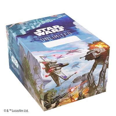 Star Wars Unlimited Twin Suns Deck Box: Soft Crate (Battle of Scarif)