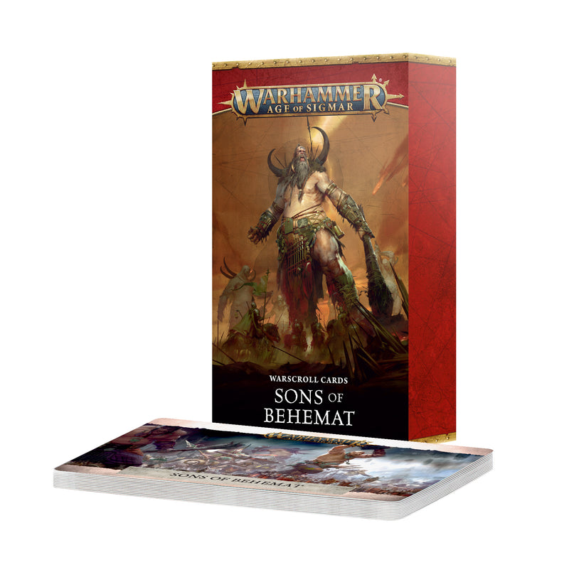 Warscroll Cards: Sons of Behemat Preorder (Available 09/26)