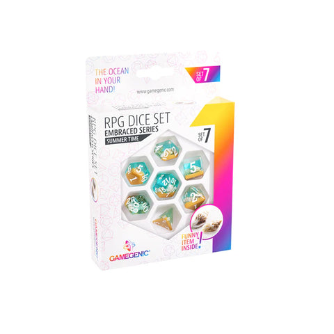 RPG Dice Set (7) - Embraced Series: Summer Time