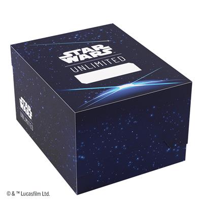 Star Wars Unlimited Twin Suns Deck Box: Soft Crate (Card Back Blue)