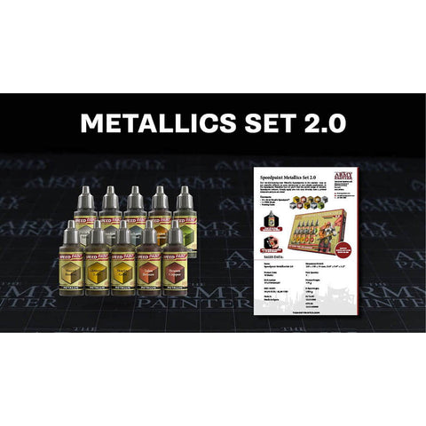 Army Painter - Warpaints Speedpaint Metallic Set 2.0