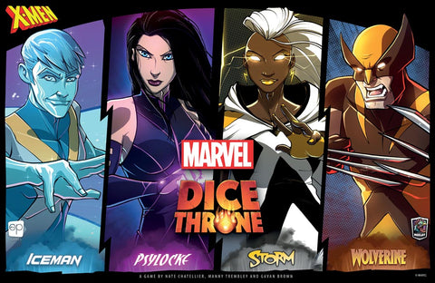 Marvel Dice Throne: X-Men – Iceman v. Psylocke v. Storm v. Wolverine