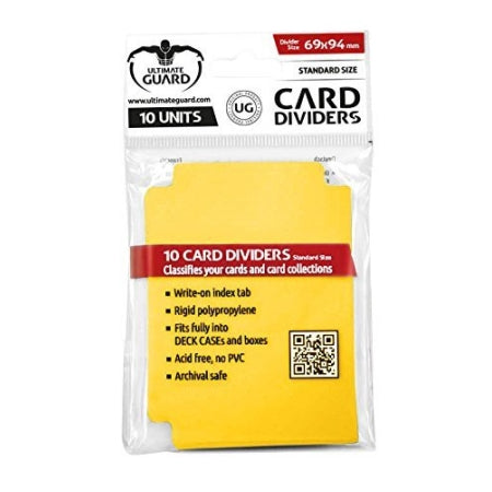 Card Dividers - Yellow