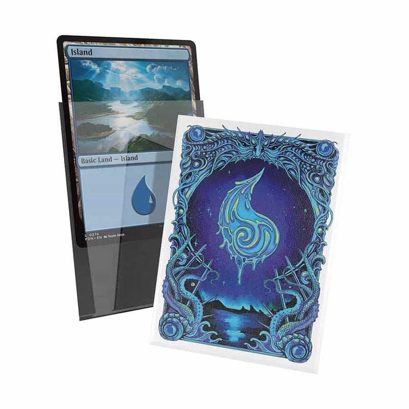 Sleeves Mana Token Island Blue