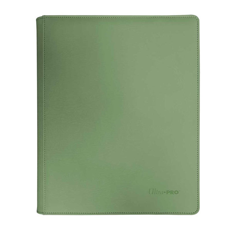 Ultra Pro: VIVID COLLECTION: 9-POCKET ZIPPERED PRO-BINDER: COOL MATCHA GREEN