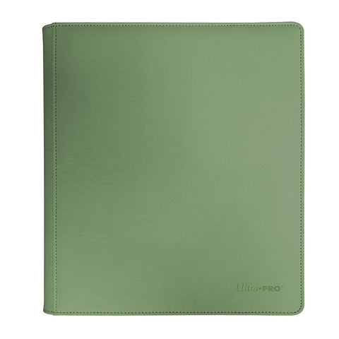 Ultra Pro: VIVID COLLECTION: 12-POCKET ZIPPERED PRO-BINDER: COOL MATCHA GREEN