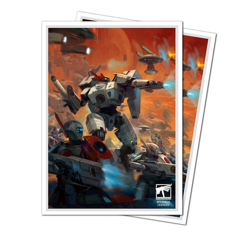 ULTRA PRO: WARHAMMER 40000: T'AU EMPIRE CODEX ALIGNED: 105CT APEX DECK PROTECTOR SLEEVES