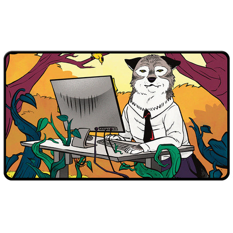 NOT A WOLF - UltraPRO Stitched Edge Playmat - Secret Lair 2024: Not a Wolf