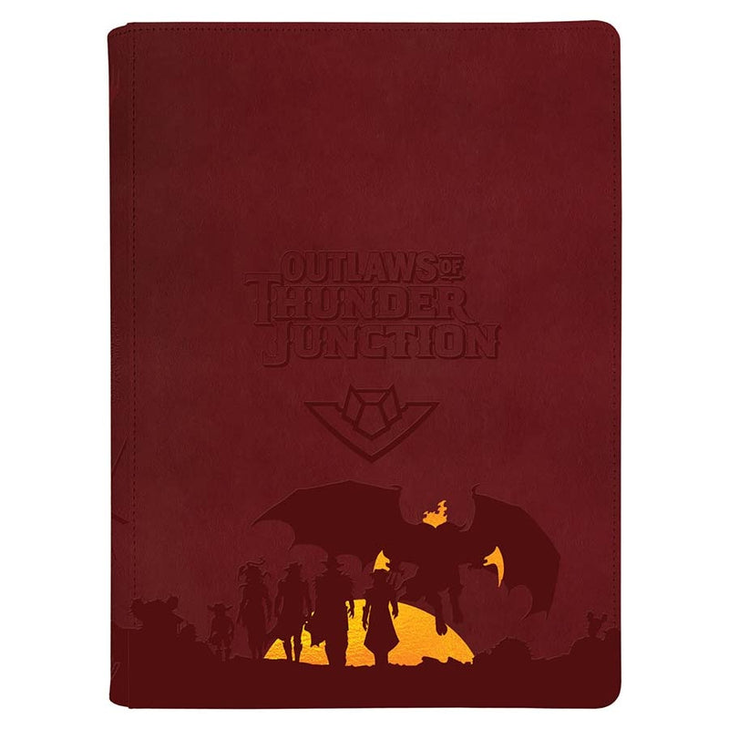 Ultra PRO: Magic the Gathering: Outlaws of Thunder Junction: 9-Pocket Premium Zippered Pro-Binder Z