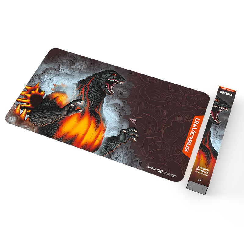 Universus CCG: Godzilla: Reign of Kaiju Playmat - Burning Godzilla